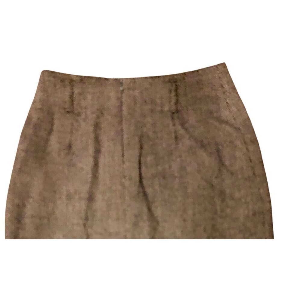 Vintage Oraz tweed wool front slit pencil skit with belt loops and hidden back z - Picture 5 of 11